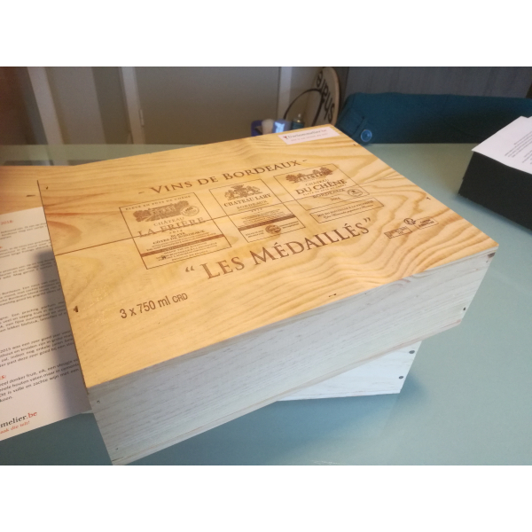 Les médailles 3 flessen